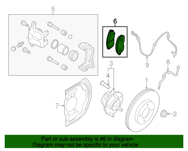 D10604GA0J Brake Pads 20142019 Nissan Rogue Conicelli Nissan