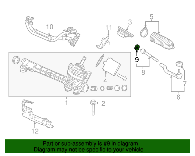20062017 Honda Washer, Tie Rod Lock 53536SJK003 Honda Parts Online