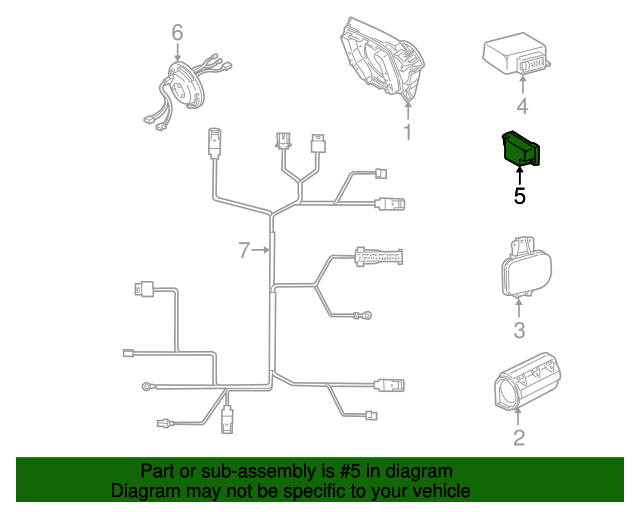 19922004 MercedesBenz Acceleration Sensor 0018200726 Mercedes