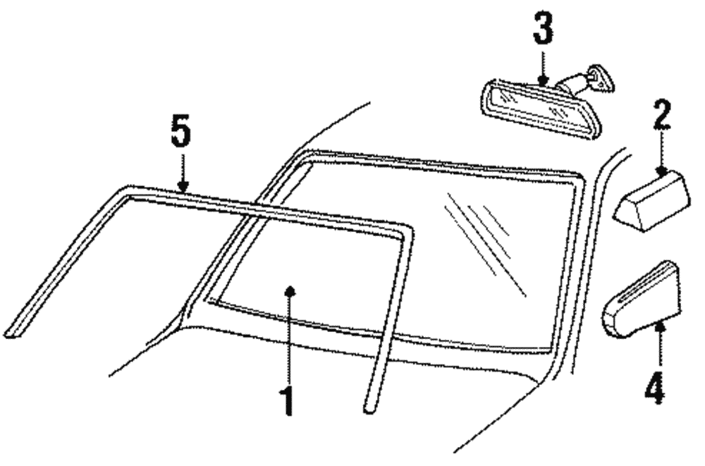 Windshield - GM (20646001)