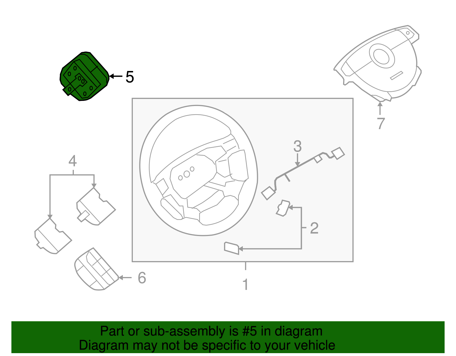 Cruise Control Switch - GM (96943033)