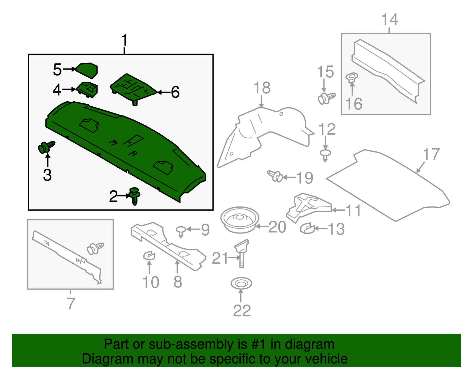 Pkg Tray Trim - Scion (SU003-05794)