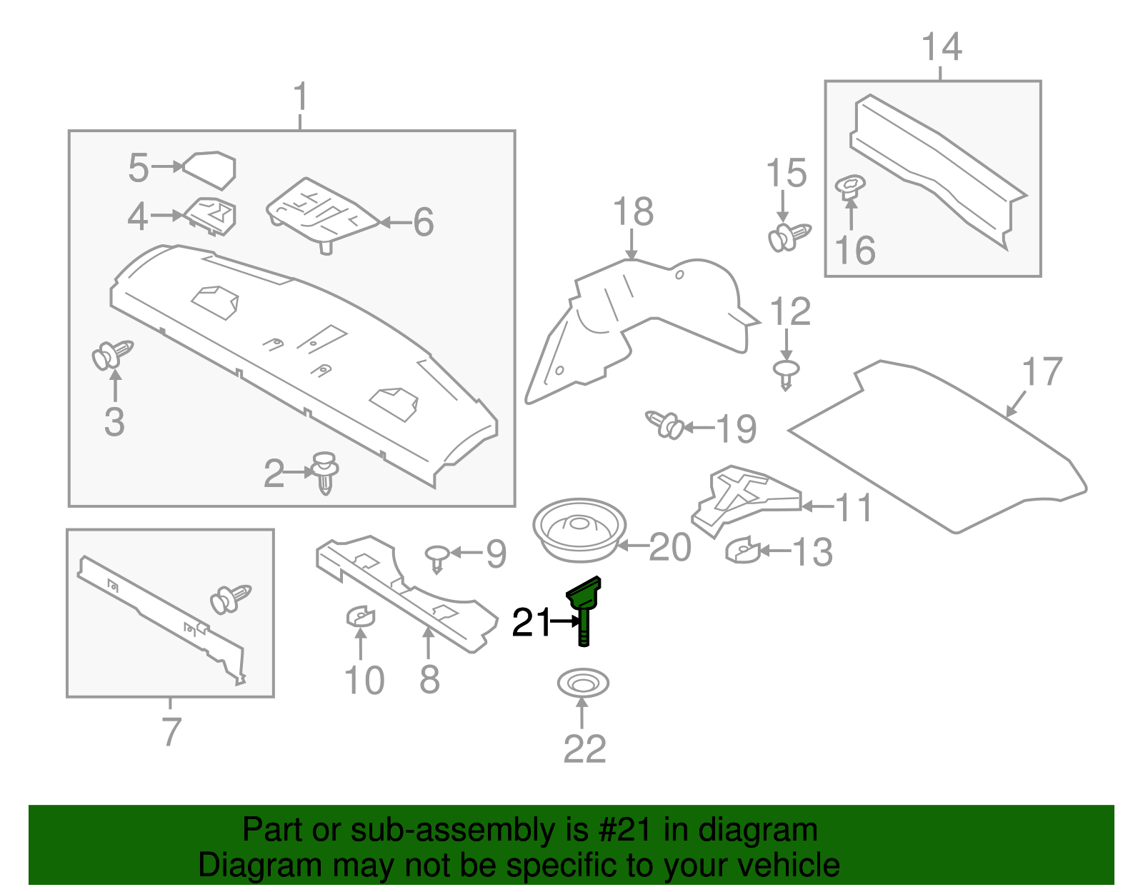 Spare Tire Retainer - Scion (SU003-05722)