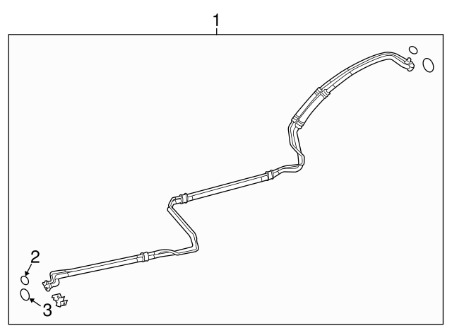 New A//C Discharge Line Fits 2013 2014 Hyundai Genesis Coupe L4 2.0L 2.0