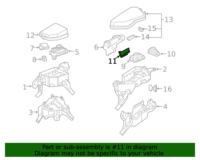 8262033150 Fusible Link 20192023 Toyota OEM Genuine Toyota Parts