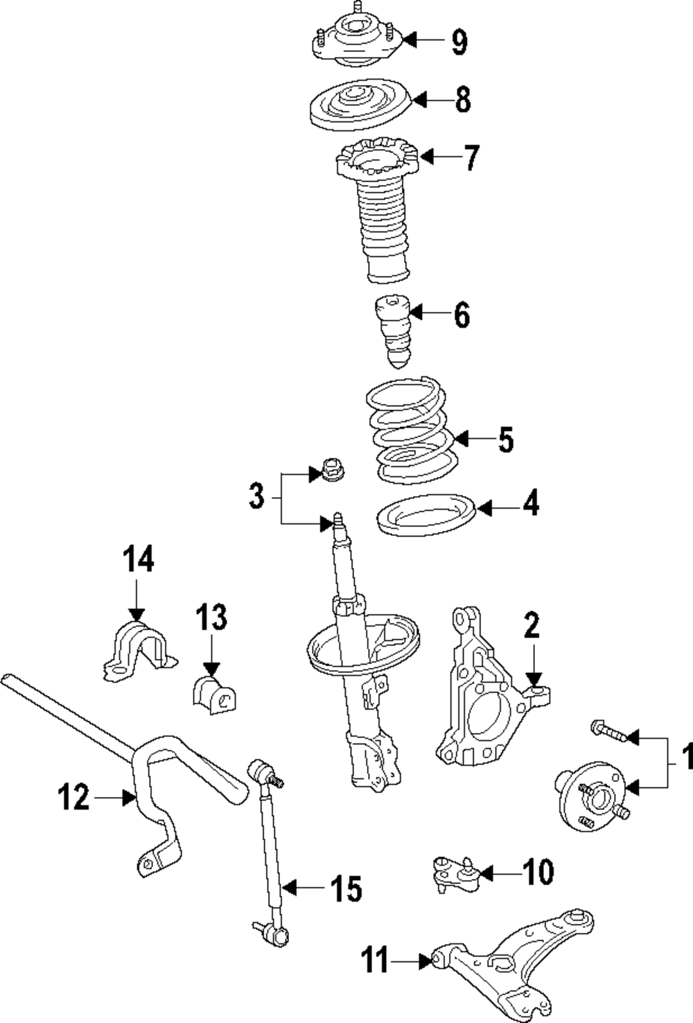 Strut - Toyota (48510-8Z481)