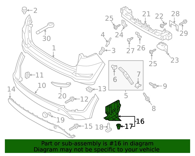 Genuine Under Cover for 20162018 Hyundai Tucson Part 86691D3000