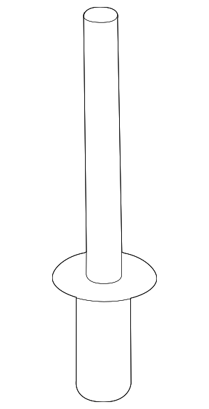 2022-2024 Ford Spare Carrier Rivet W722159-S300 | OEM Parts Online