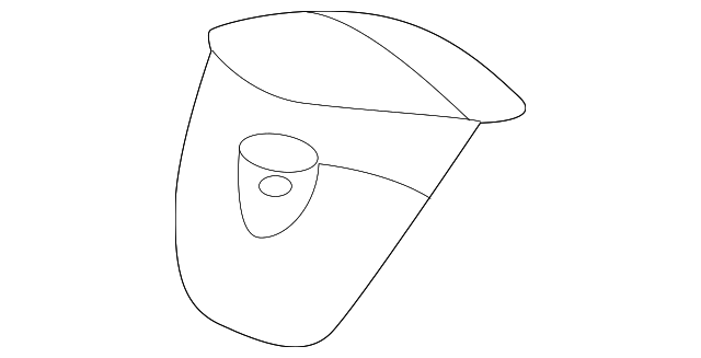 Ebony Steering Wheel Airbag - GM (90799236)