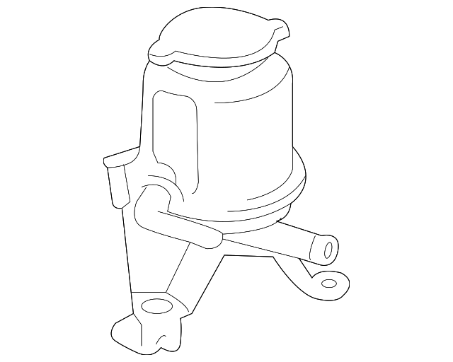 20032009 Lexus GX470 Power Steering Pump Reservoir 4436035170 OEM Parts Online