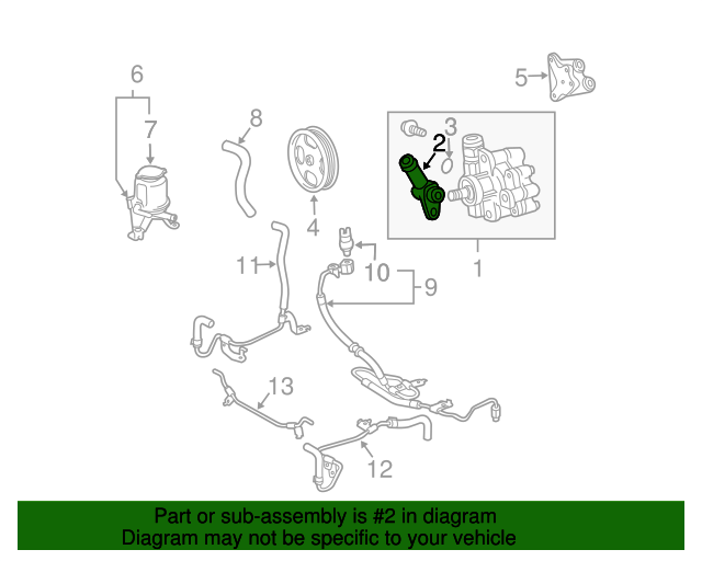 Toyota 4Runner Lexus Gx470 Power Steering Reservoir And, 49 OFF