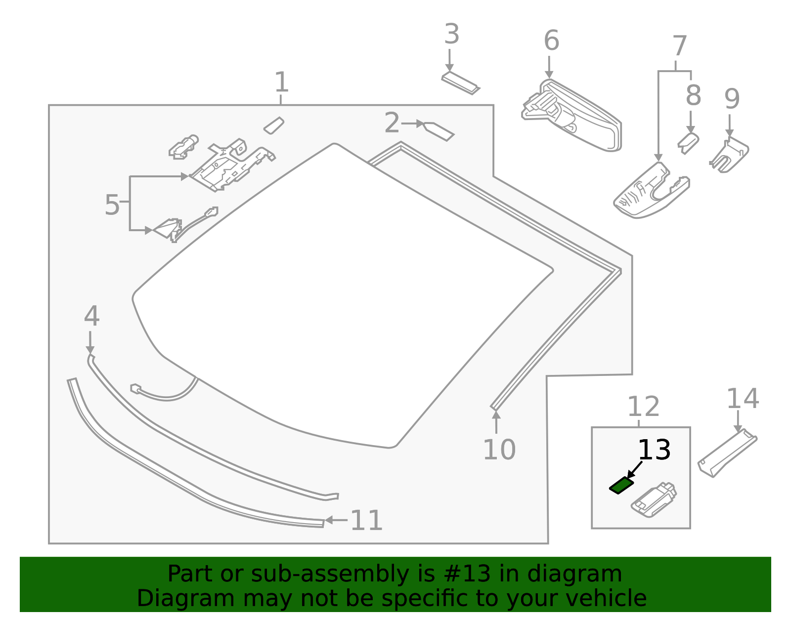 Genuine Toyota Rain Sensor Tape part# 89944-42020 for 2019-2025 Toyota ...