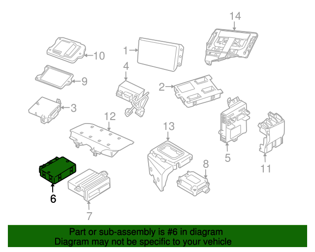 Control Module Porsche (99761826008) Sunset Porsche Parts