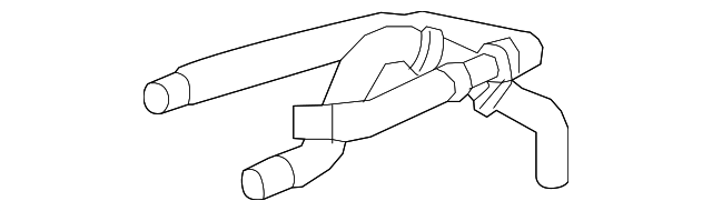 HVAC Heater Water Auxiliary Pump Hose - Cadillac (84139582)