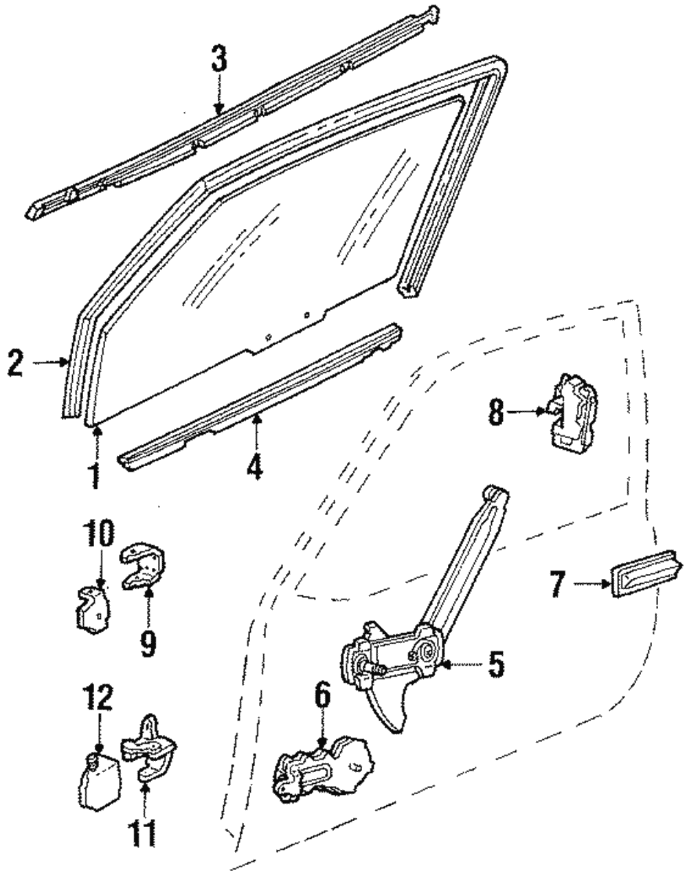 Door Glass - GM (20157333)