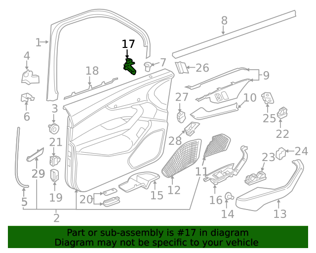 8N0-919-238 - Courtesy Light 1998-2023 Audi | AutoNationParts.com