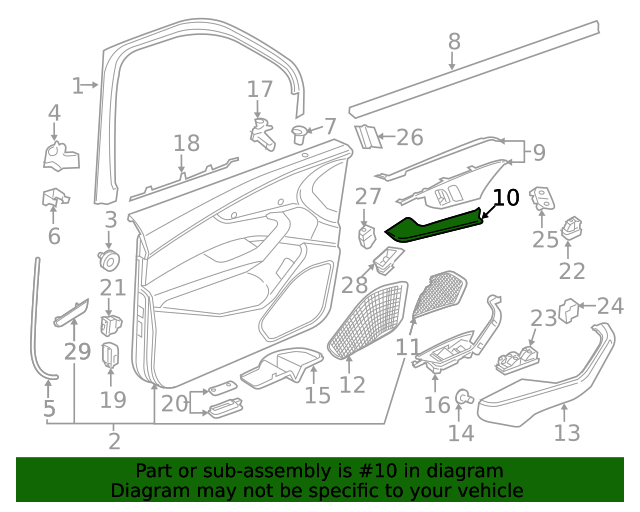 8w0-867-410-ab-7v7-door-trim-molding-2017-2023-audi-autonationparts