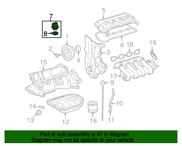 1218021021 Engine Oil Filler Cap 20002012 Toyota OEM Parts To You