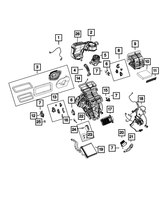 20172021 Jeep Compass Cabin Air Filter 68350346AB Mopar eStore
