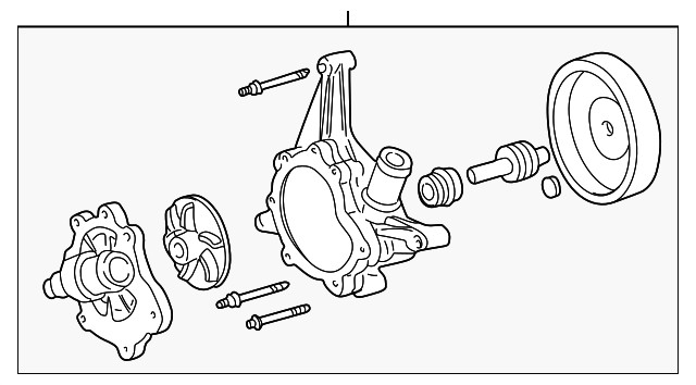 Water Pump Assembly - Ford (XW4Z-8501-CD)