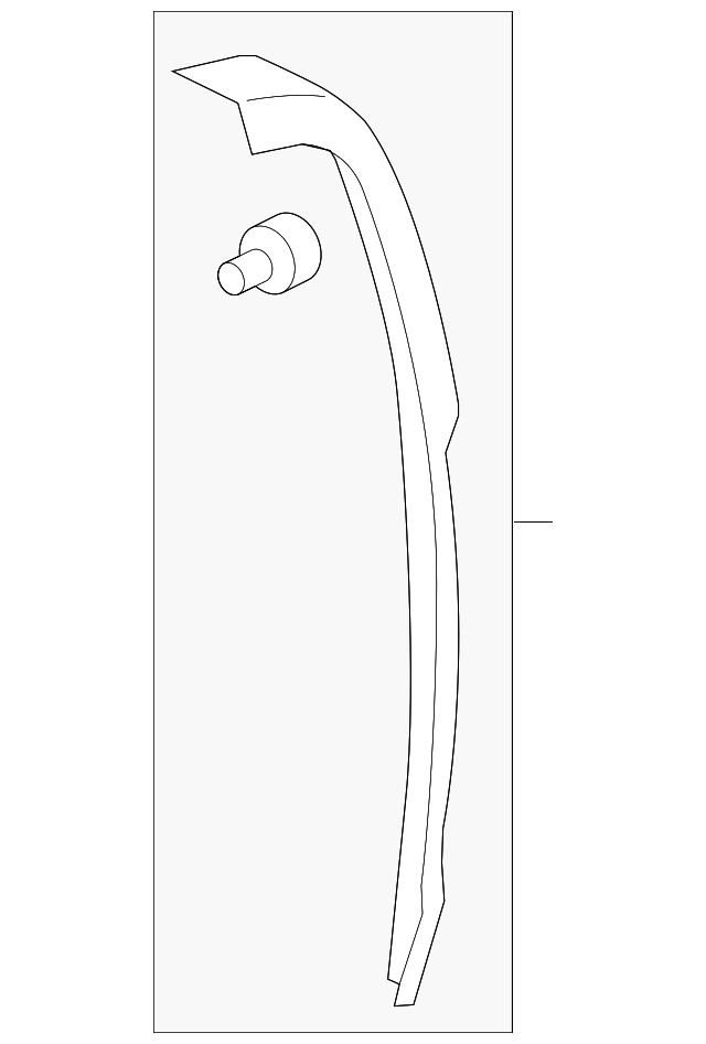 Applique Assembly-Q/Panel Upper                  *Dark Smoke Gray - GM (94734596)
