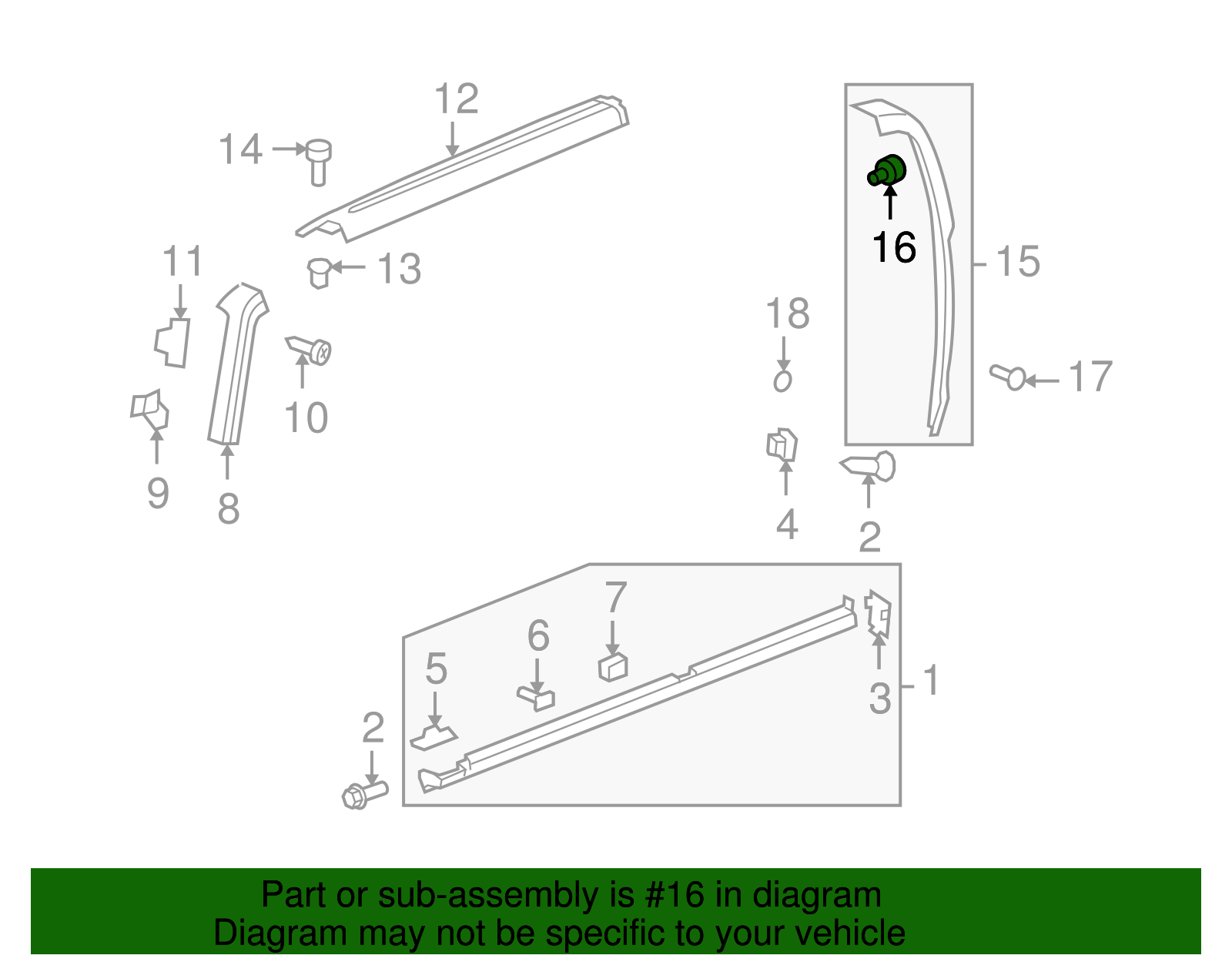 Multi-Purpose Bolt Retainer - GM (11562333)