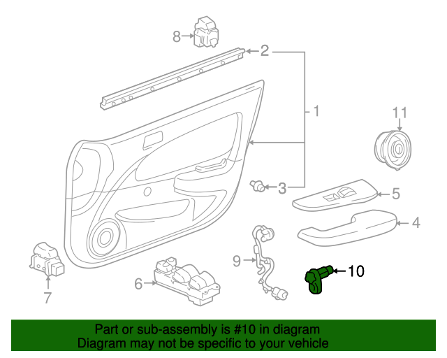 19982002 Toyota Door Jamb Switch 8423108010 Toyota Parts Center