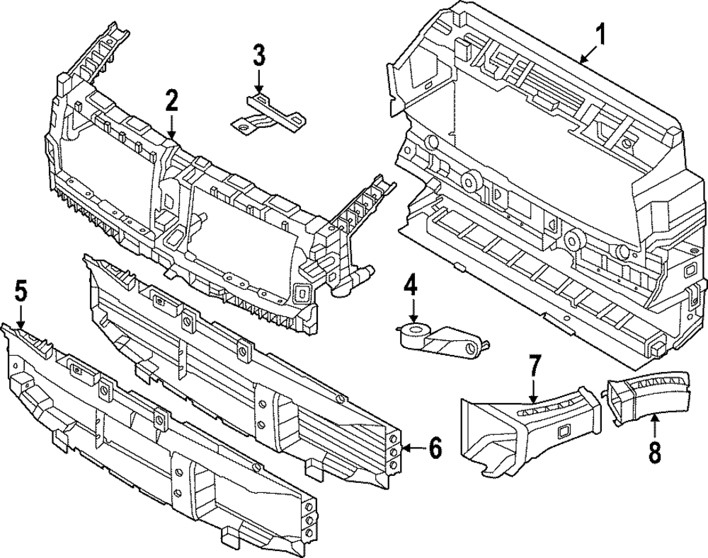 2022-2025 BMW i4 | Lower Duct | 51749498818 | BMW OEM Parts Store