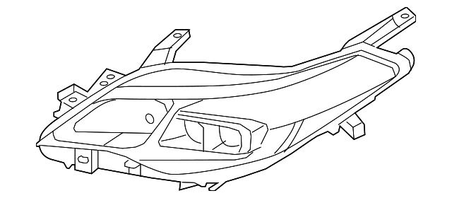 2013-2016 Toyota Avalon Lens & Housing Right 81145-07130 | Toyota  