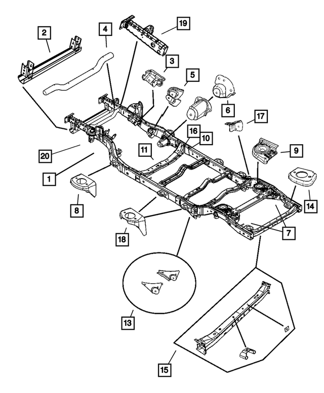 MOPAR B C PILLAR BRACKET - 68037882AA - 68037882AA | Mopar Online Parts