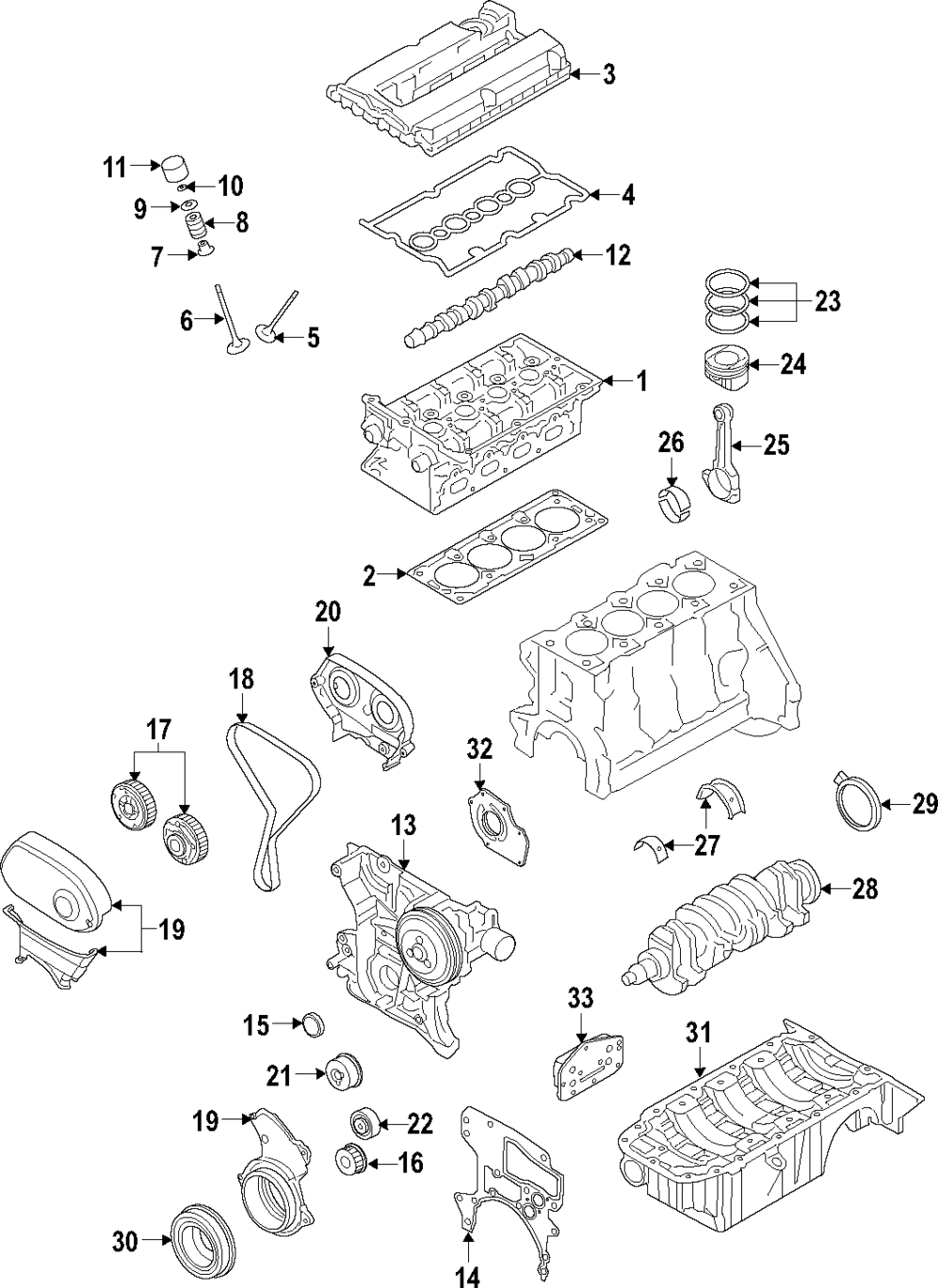Engine Connecting Rod Bearing Set - GM (93744932)