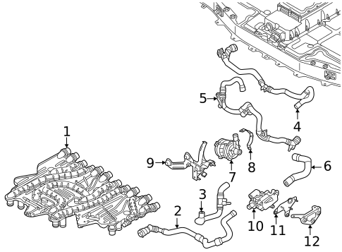 Cooling System for 2022 Audi e-tron GT Genuine Audi Parts