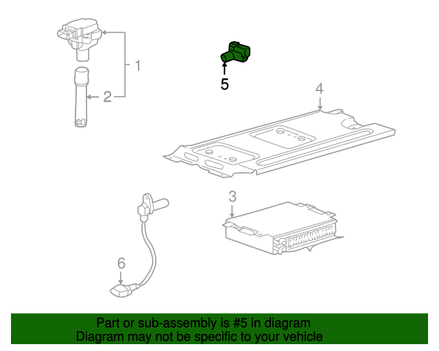 19972006 Porsche Engine Camshaft Position Sensor 99660610604