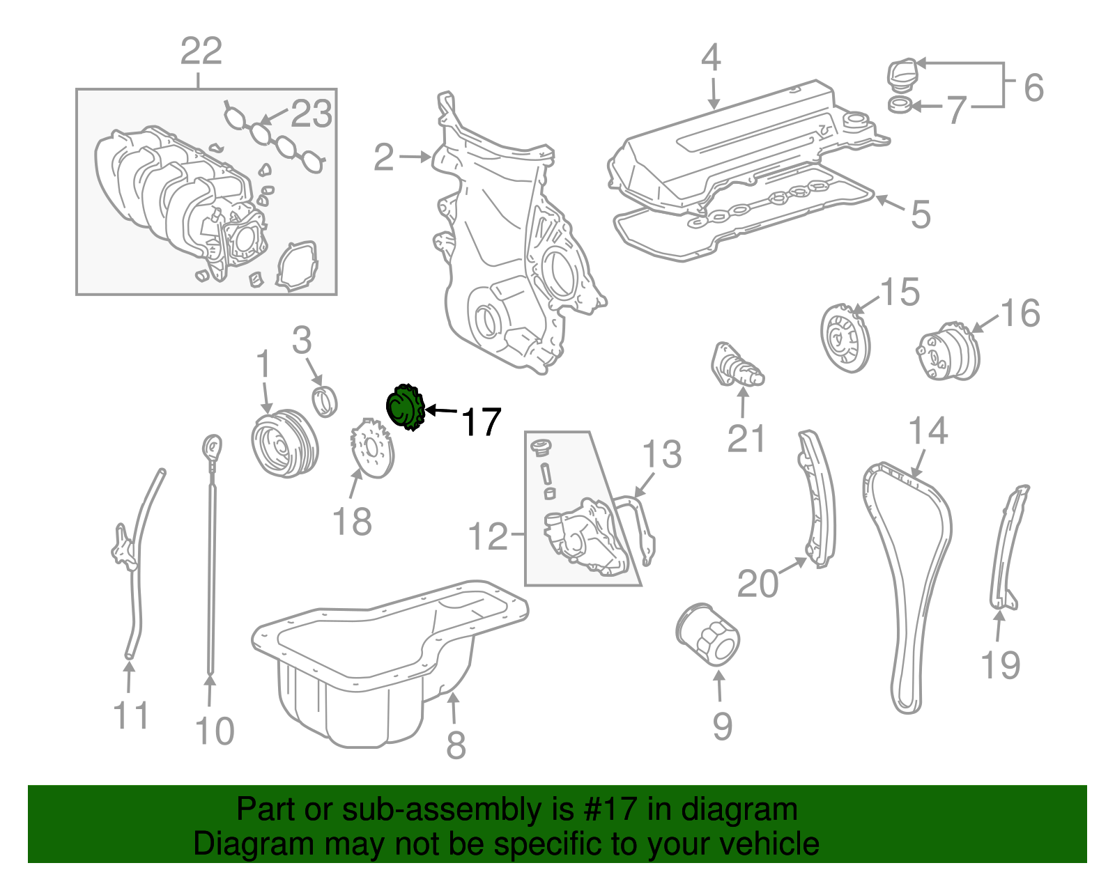 Sprocket, Cr/Shf - GM (94859218)