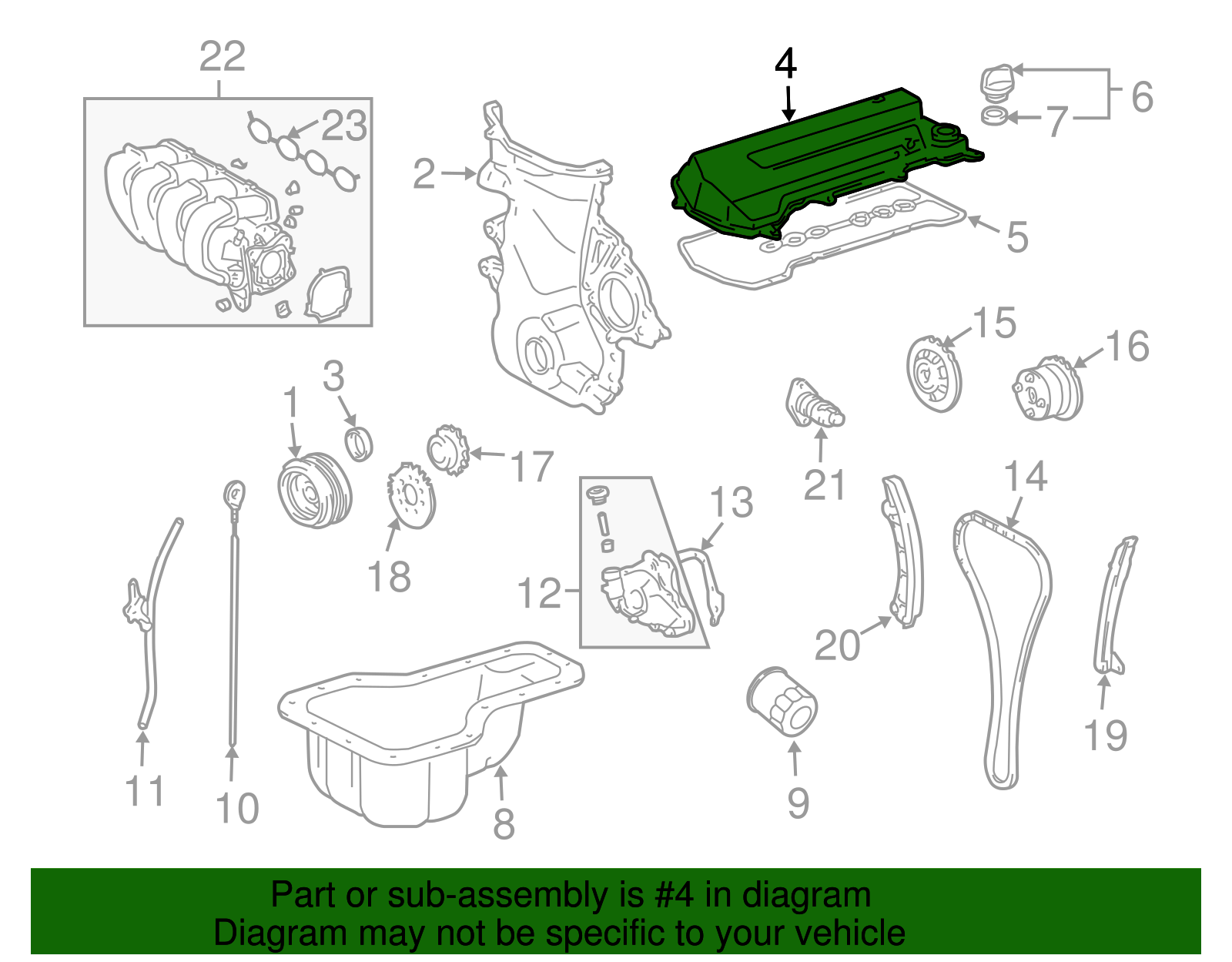 Cover, Cm/Shf - GM (94859403)