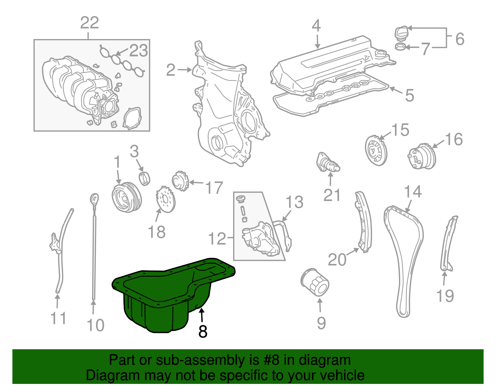 Pan, Oil - GM (94858984)