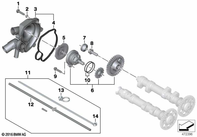 11518524996 - Profile-Gasket 2011-2018 BMW-Motorrad | BMW Motorrad USA