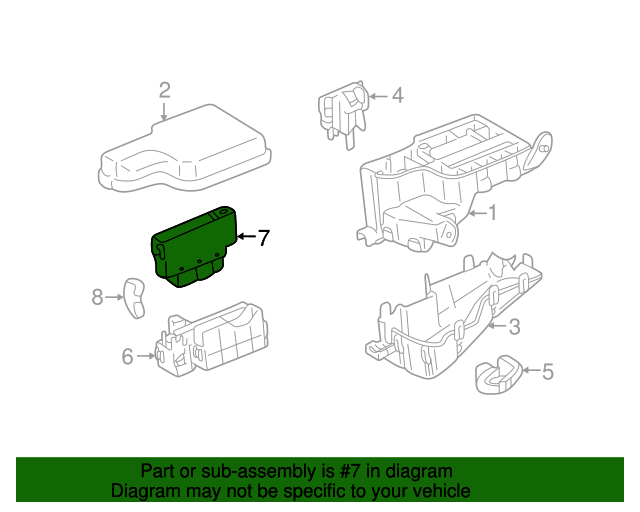 20032022 Toyota Multi Purpose Relay 9008087026 Toyota Parts