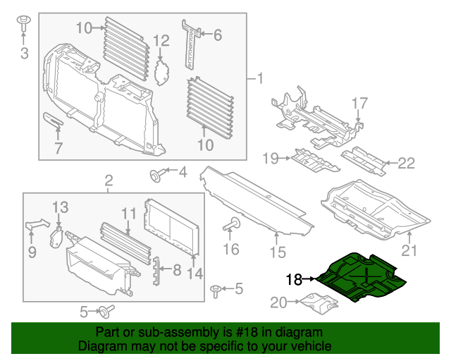20152021 Ford F150 Splash Shield FL3Z5D032D