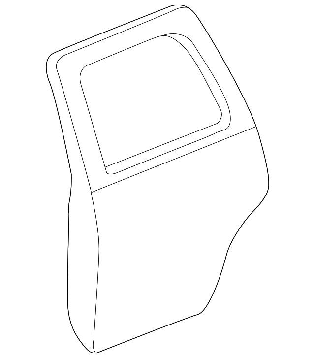 Driver Side Rear Door with Reinforcements, Bracket, and Bar - GM (89023023)