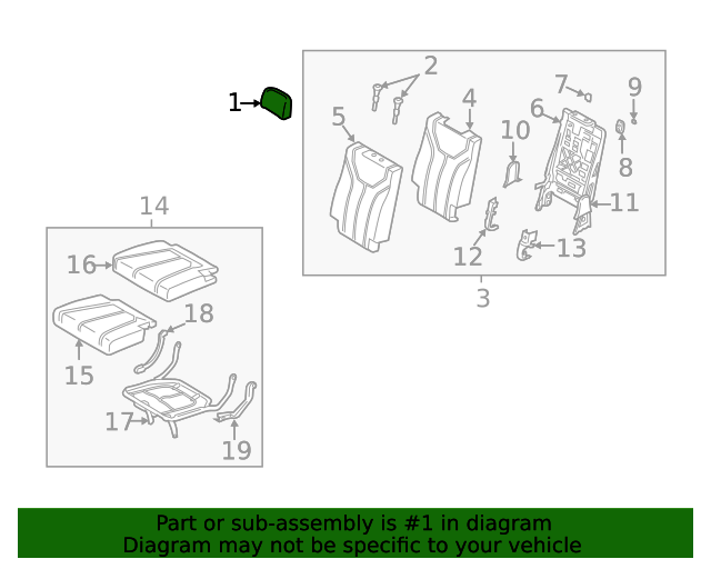 89A70S9000ONC Headrest 20202021 Kia Telluride Kia.Parts Store