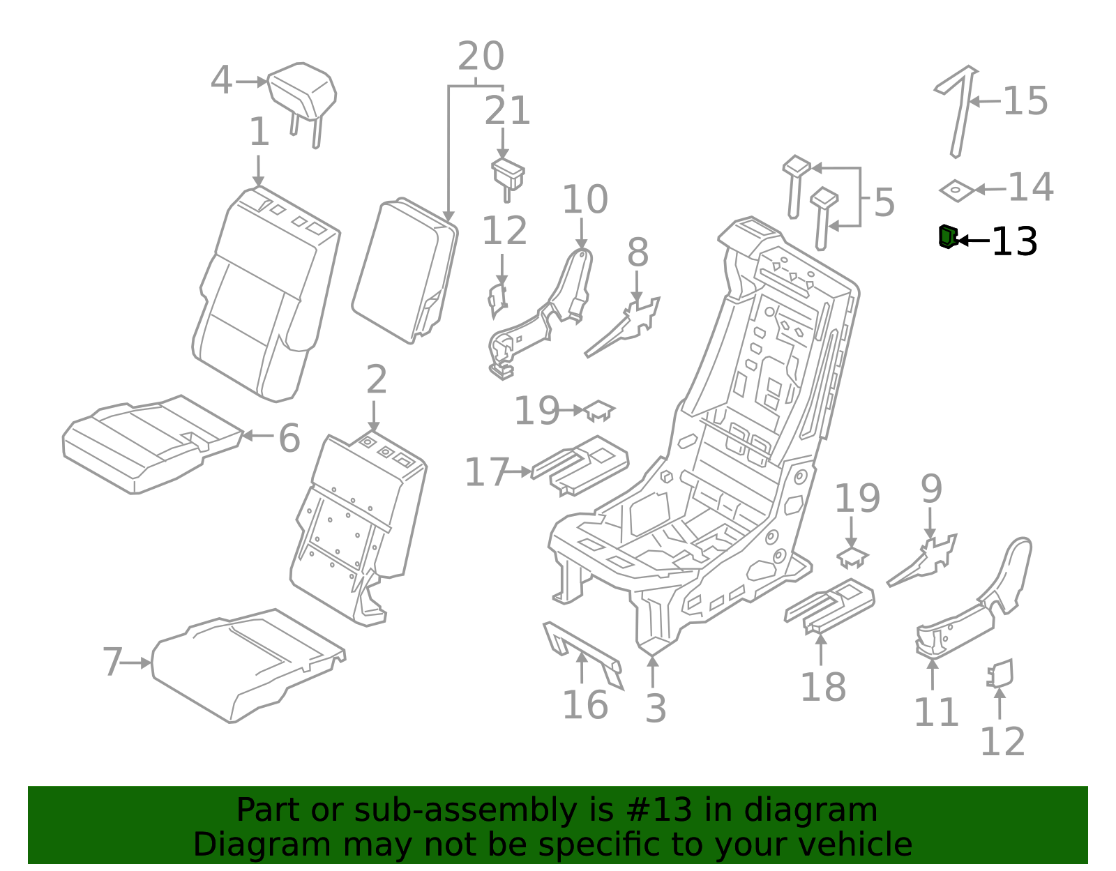 Handle - Ford (LB5Z-78624A08-B)