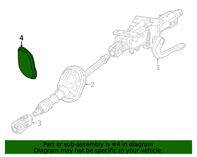 20212023 Volkswagen ID.4 Steering Column Cover 1EB419732A VW