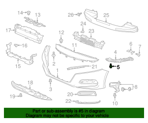 Genuine Honda/Acura Bumper Cover Bolt - Part # 90501-SM4-003, 1-Pack, Factory New