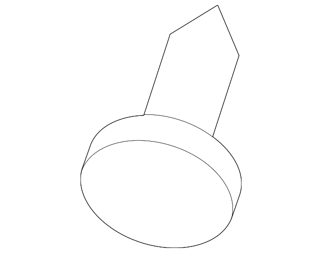 Light Titanium Headliner Trim Panel Retainer - GM (96946829)