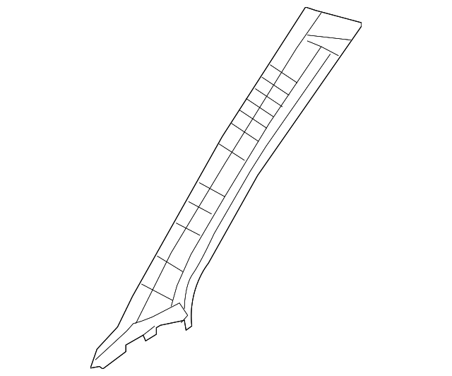 Left Front Genuine Hyundai 85810-33610-EH Pillar Trim Assembly