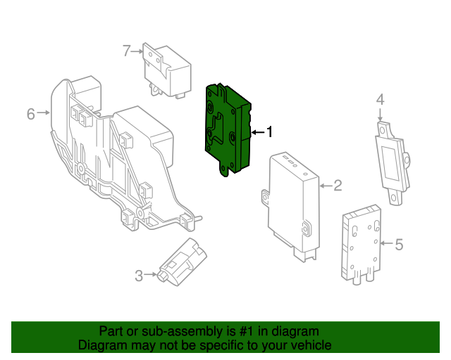 20162022 MercedesBenz Metris Fuel Pump Controller 0009009213 MB
