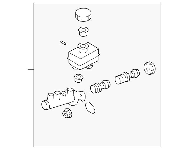 20102014 Subaru Brake Master Cylinder 26401AJ002 Subaru Parts Store