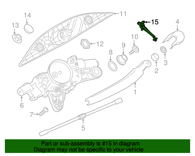 Genuine BMW 61687287291 Washer Nozzle FREE Shipping on Most