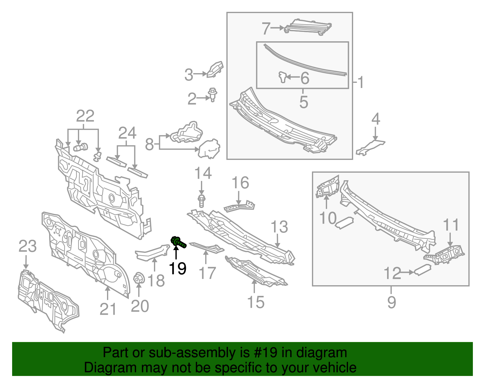 Support Brace Screw - Scion (91515-80818)